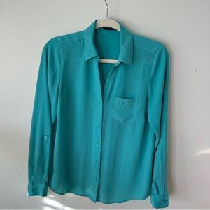 The Limited Turquoise Blouse
